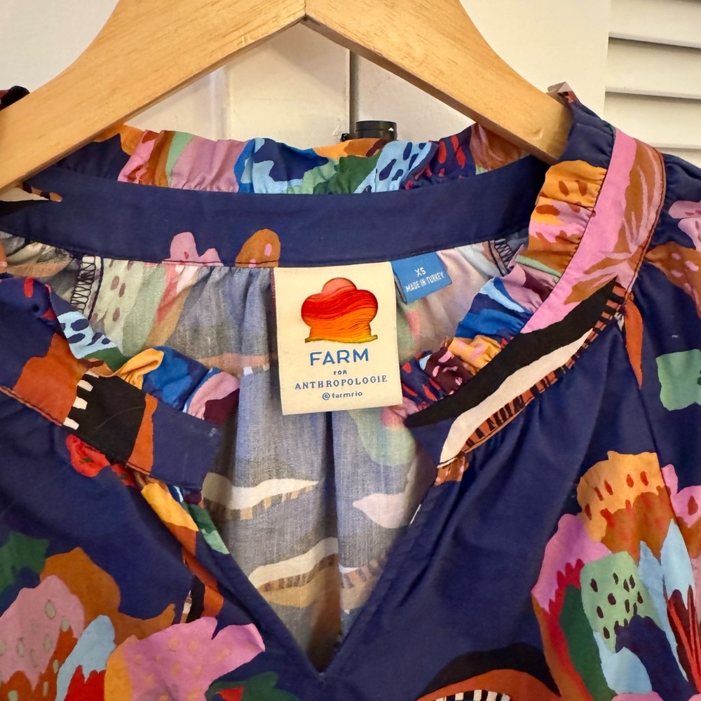 FARM Rio Multicolor Floral Blouse - Picture 3 of 4